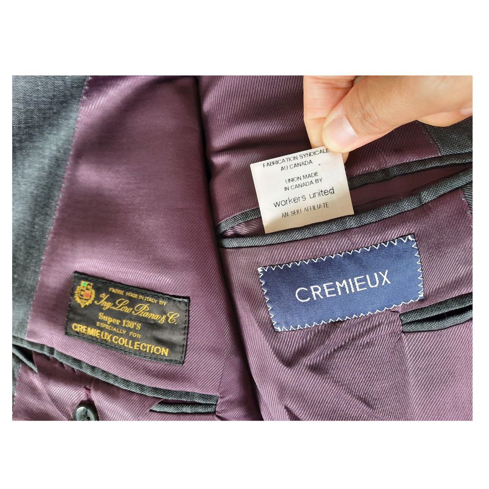 Ing. Loro Piana Super 130s Cremieux 46r Padded Single Breasted Button Blazer View 6